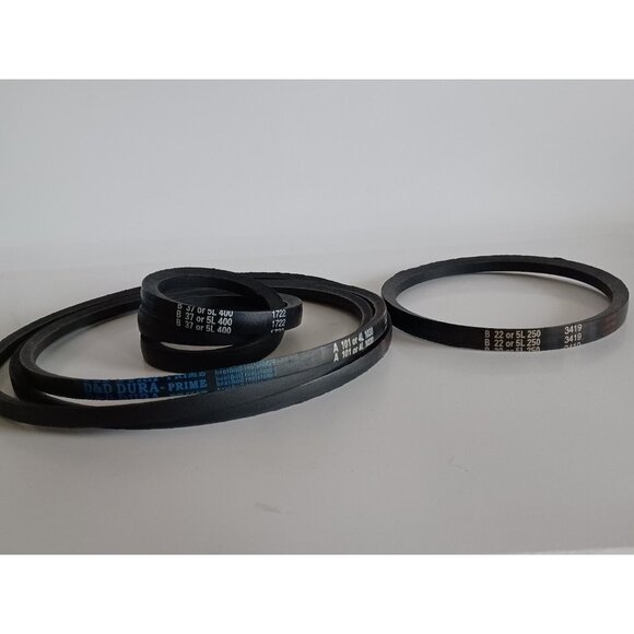 D&amp;D Dura Prime Power*Drive V belts 3419, 1722, 0622 - Lot of 3 - Picture 1 of 11